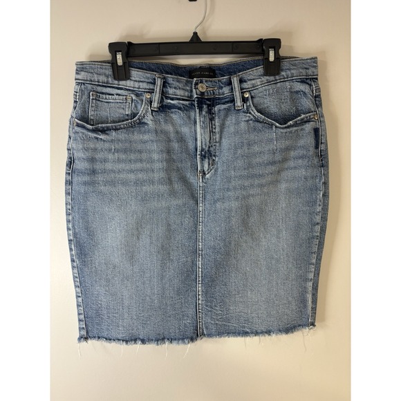 Silver Jeans Dresses & Skirts - Silver Jeans Skirt Women's 10 Blue Frisco Pencil Distressed‎ Denim